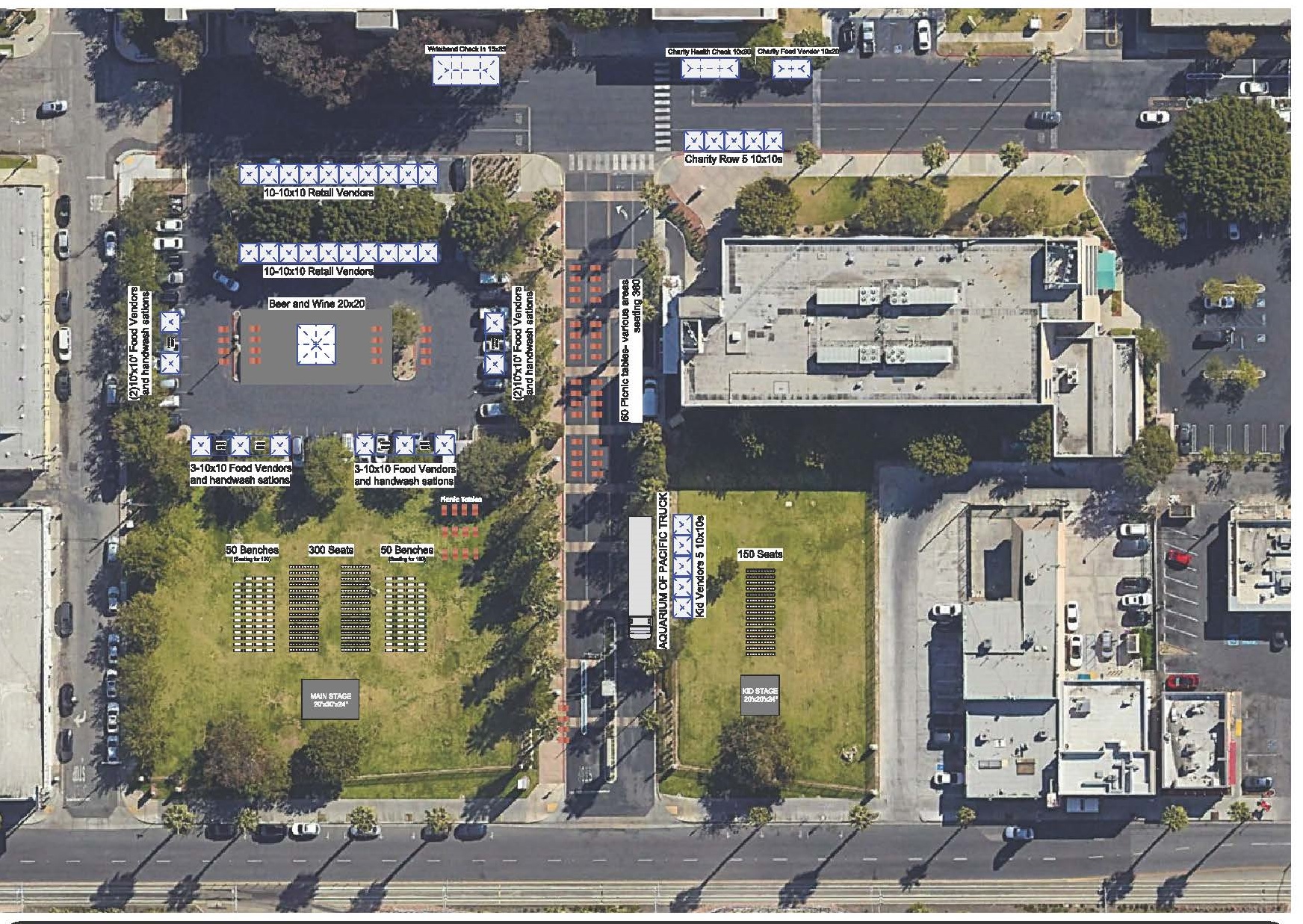 Street Fair Campus Map