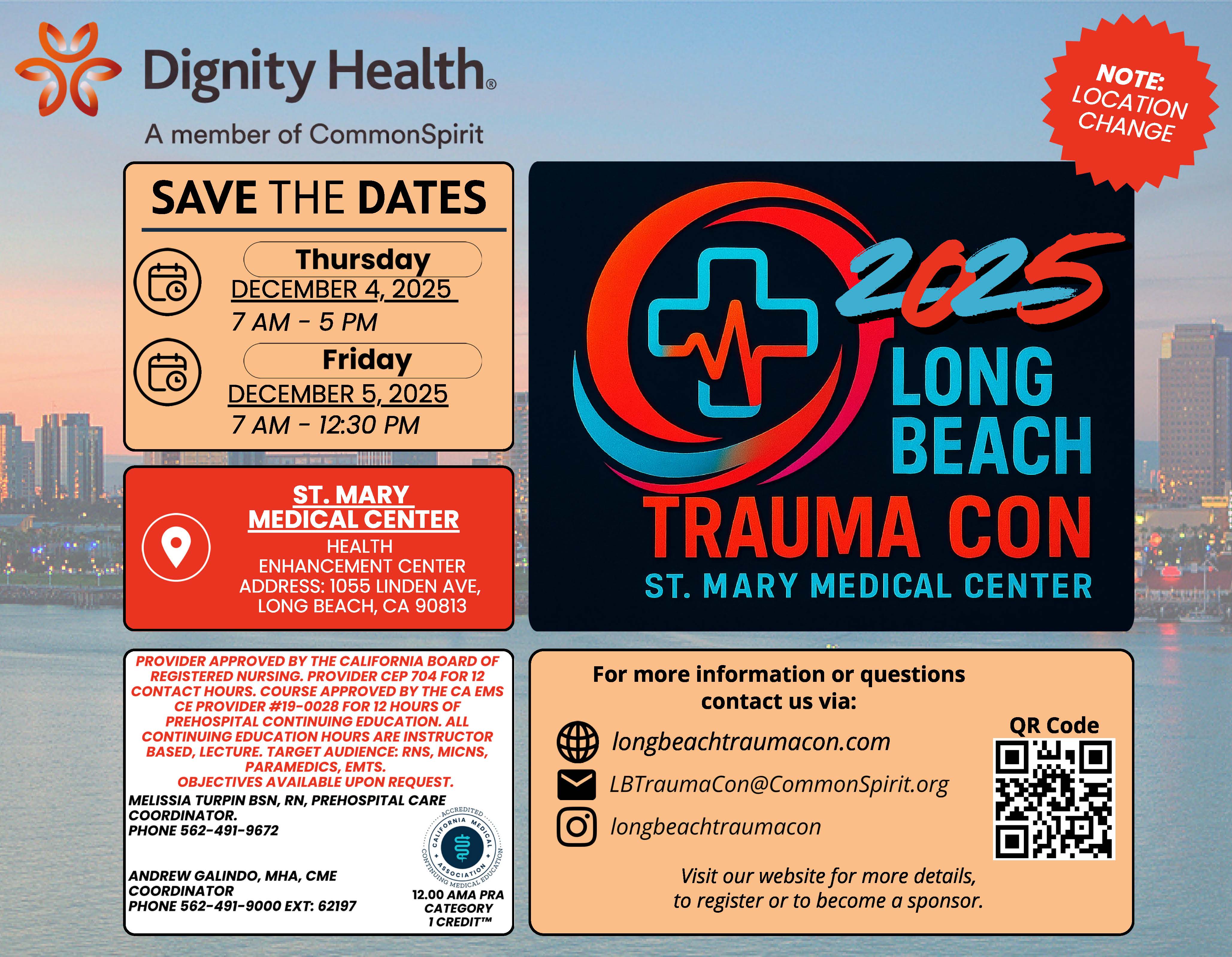Updated Flyer for LB Trauma Con